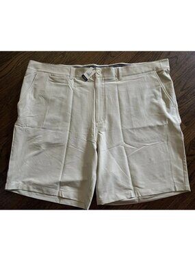 NWT JOHNNIE-O Chino Shorts Mens Size 52 Stone Golf Tennis Mulligan $95
